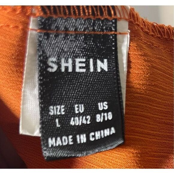 SHEIN Orange Long Sleeve Top - 3/$25 - Picture 5 of 6